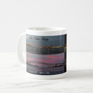 Caneca De Café Imagem da ponte azul de água 4