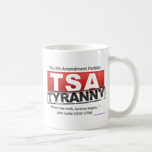 Caneca De Café Imagem da tirania de Zazzle TSA (Direita)
