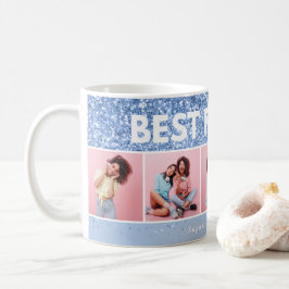 Caneca De Café Imagem de foto em cinza moderna: melhores amigos d