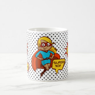 Caneca De Café Imagem de pop da Super-mãe
