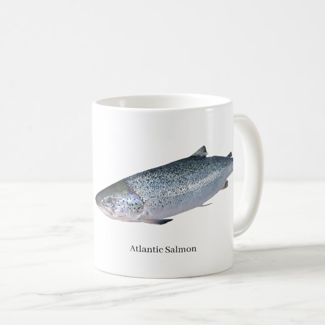 Caneca De Café Imagem de salmão para Mug (Frente Esquerda)