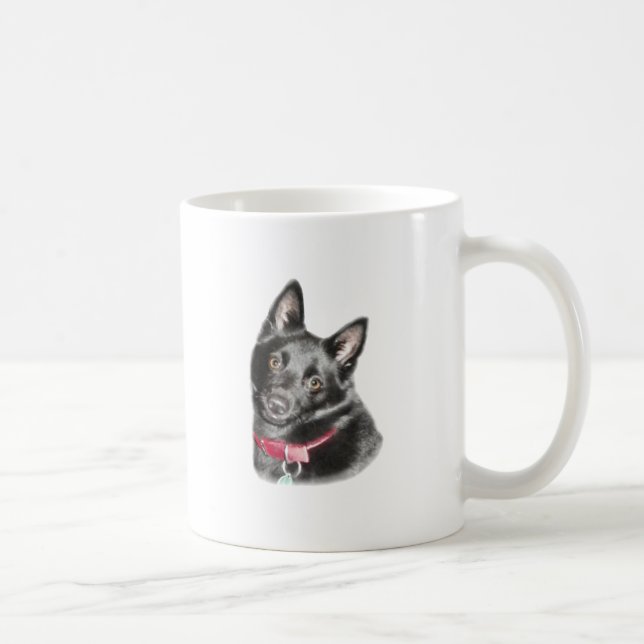 Caneca De Café Imagem de Schipperke (Direita)