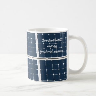 Caneca De Café Imagem de um painel de energias solares engraçado