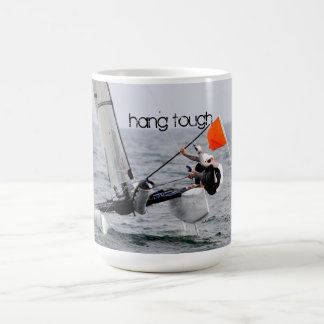 Caneca De Café Imagem do catamarã da navigação da competição