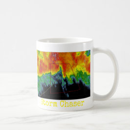 Caneca De Café Imagem do radar do caçador da tempestade