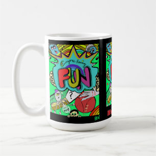 Caneca De Café Imagem engraçada de quadrinhos da alteridade