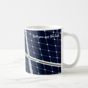 Caneca De Café Imagem engraçada de um painel de energia solar