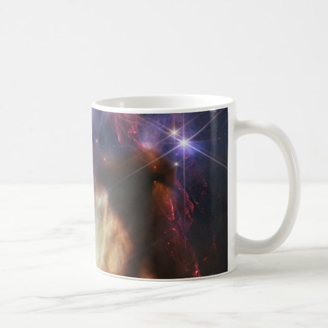Caneca De Café Imagem JWST de estrelas Rho Ophiuchi (Direita)