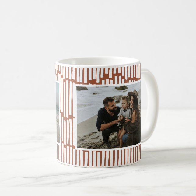 Caneca De Café Imagem mínima moderna 2 fototerracotta (Frente Esquerda)