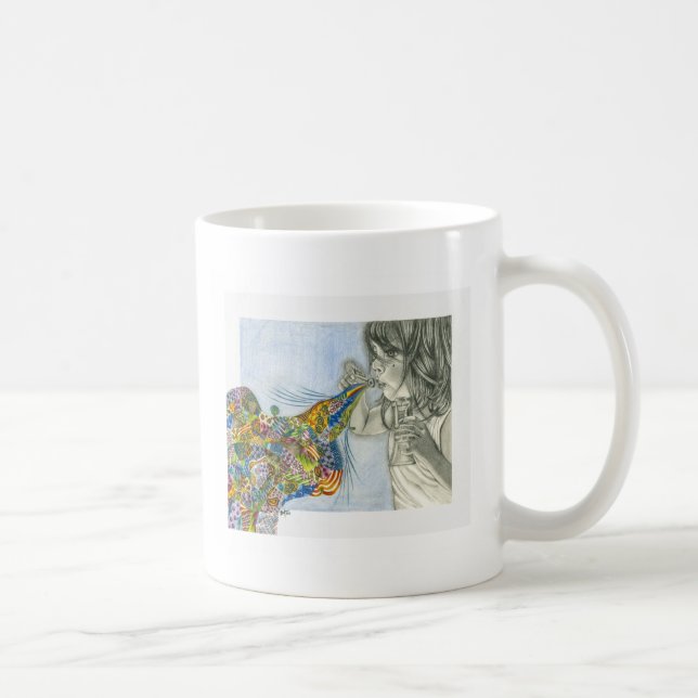 Caneca De Café Imaginação (Direita)