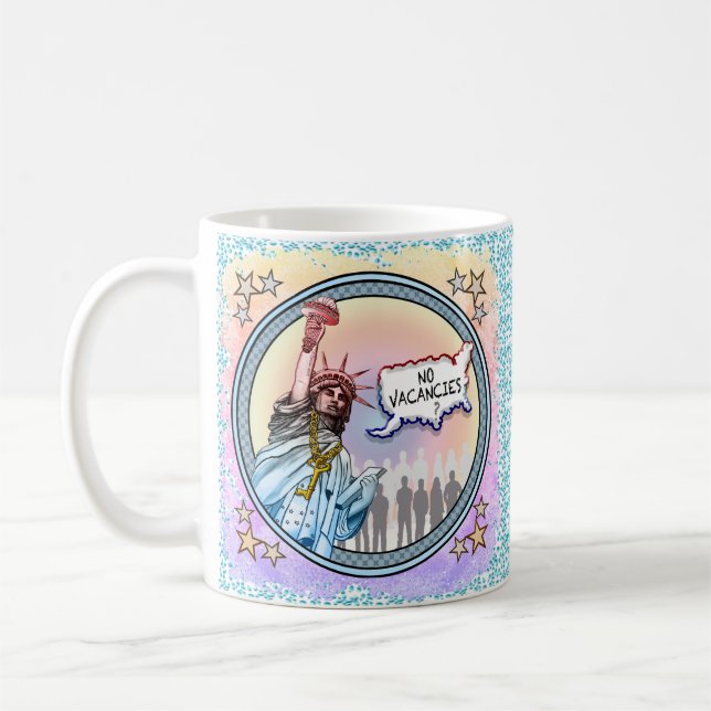 Caneca De Café Imigração política (Esquerda)