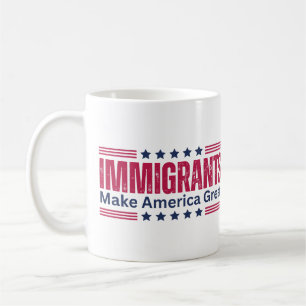 Caneca De Café Imigrantes fazem Excelente na América