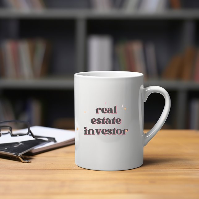 Caneca De Café Imobiliária Investor Mug (Criador carregado)
