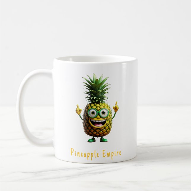 Caneca De Café Império do Abacaxi - El PineCho (Esquerda)