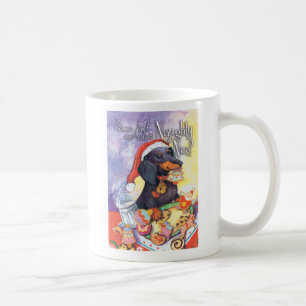 Caneca de café impertinente de Doxie do papai noe