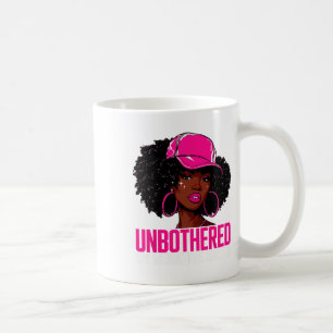 Caneca De Café Imperturbável Por Almas Negativas Afro Rainha Sy M