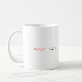 Caneca De Café Importar Este Mug