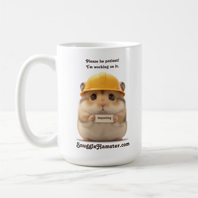 Caneca De Café Importar hamster de hardware SnuggleHamster.com (Esquerda)