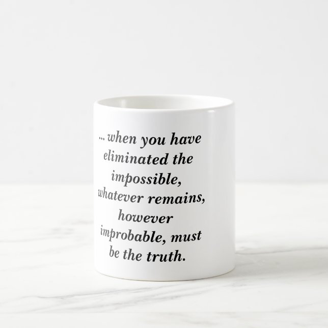 Caneca De Café Impossível (Centro)