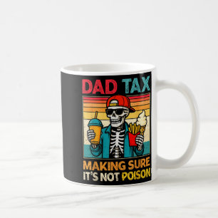 Caneca De Café imposto de pai esqueleto certificando-se de não en