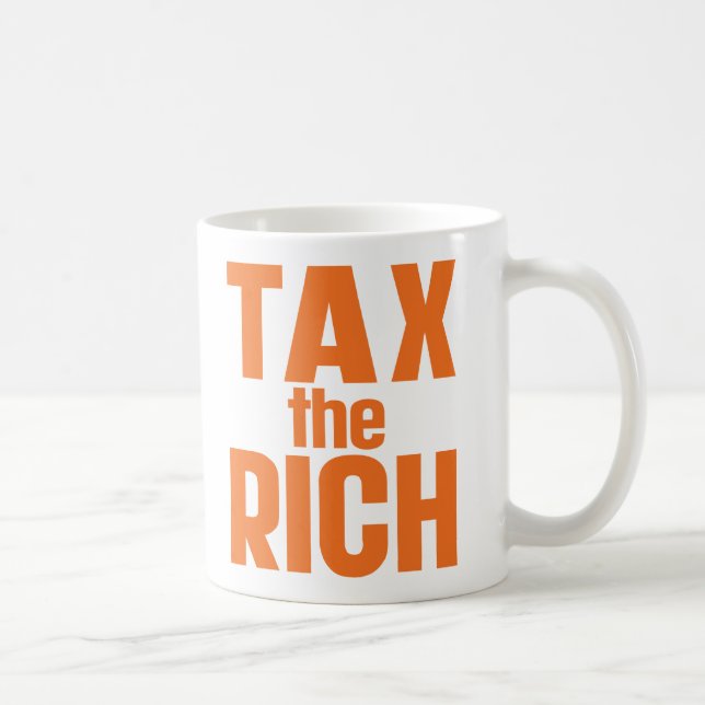 Caneca De Café Imposto Sobre Os Ricos (Direita)