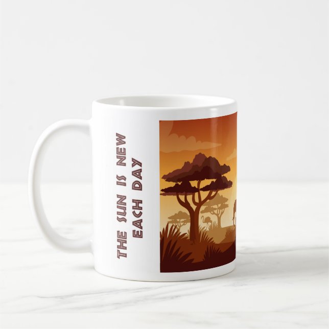 Caneca De Café Impressão africano (Esquerda)