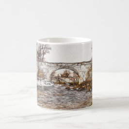 Caneca De Café Impressão artística da Ponte do Diabo Kirkby Lonsd