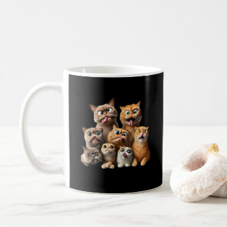 Caneca De Café impressão artística de gato engraçado