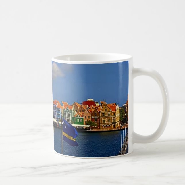 Caneca De Café Impressão Curaçao (Direita)