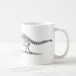 Caneca De Café Impressão da antiguidade do dinossauro do