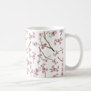 Caneca De Café Impressão da flor de cerejeira de Sakura