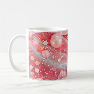 Caneca De Café Impressão da pérola de coloração do Pastel