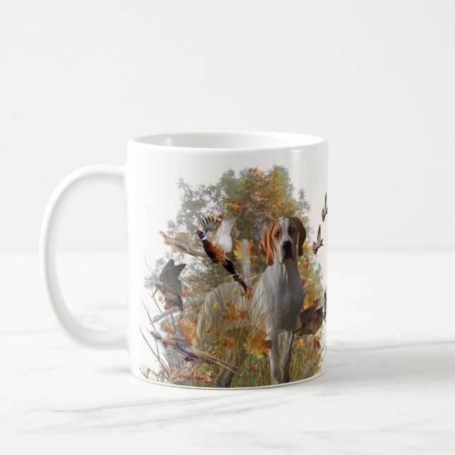 Caneca De Café Impressão de acrílico de apontador inglês (Esquerda)
