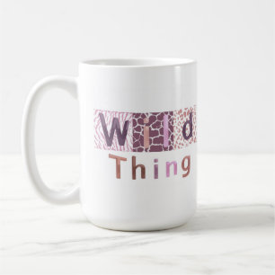 Caneca De Café Impressão de Animal de Safari - Coisa Selvagem