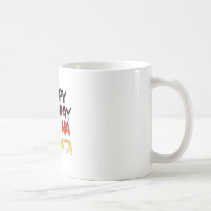 Caneca De Café Impressão de Arte de Aniversário Alemão Hakuna Mat
