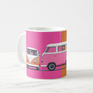Caneca De Café Impressão de Arte de Parede de Carros Americanos C
