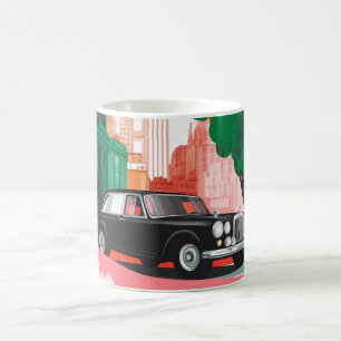 Caneca De Café Impressão de Arte de Parede de Carros Americanos C