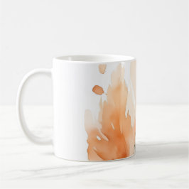 Caneca De Café Impressão de Arte de Pena em Aquarela | Boho Laran
