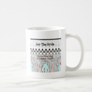Caneca De Café Impressão de Arte de Presente de Chuveiro de Noiva