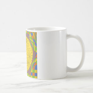 Caneca De Café Impressão de arte egípcia com Design de quadros ch