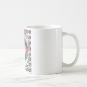 Caneca De Café Impressão de Arte Redemoinho Tecido