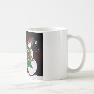 Caneca De Café Impressão de Arte Surpresa de Boneco de Neve de Ár