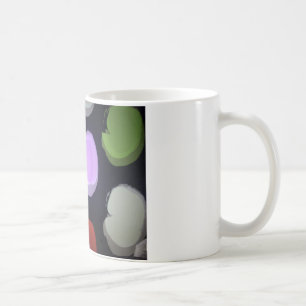 Caneca De Café Impressão de Bolinhas de de  de Padrão Moderno Col