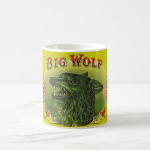 Caneca De Café Impressão de etiquetas de charuto Big Wolf
