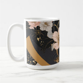 Caneca De Café impressão de flores