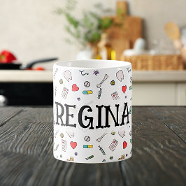 Caneca De Café Impressão de Medicina