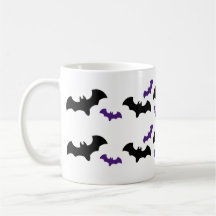 Impressão de Morcego de Halloween