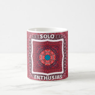 Caneca De Café Impressão de Padrão de Cultura Sindhi Tradicional