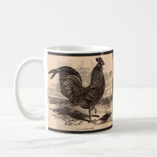 Caneca De Café Impressão de um galo Gallus Sonneratii do século X