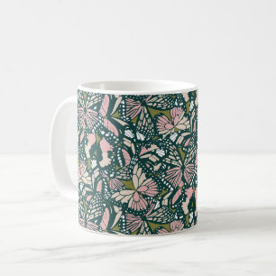 Caneca De Café Impressão em animais da borboleta monarca 3